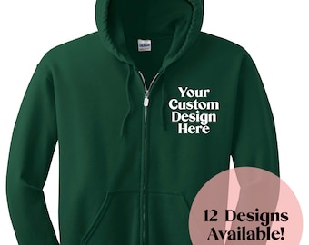 custom zip sweatshirts