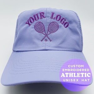 Personalized Performance Cap , Custom Embroidered Hat , Tennis Golf Cap , Workout Fitness , Athletic Gift , Custom Logo Athlete Baseball Hat