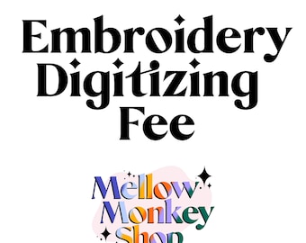 Embroidery Digitizing Fee (level 2) Complex or multicolor design