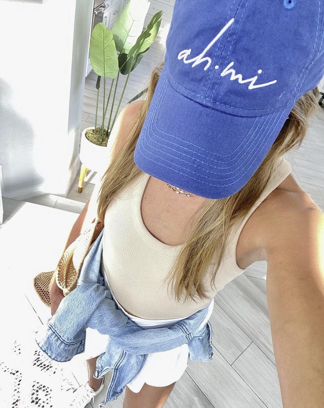 Ameri 新品♡ EMBLEM EMBROIDERY CAP♡ AMIRI - White cap with logo embroidery AMHATR1005 - shop