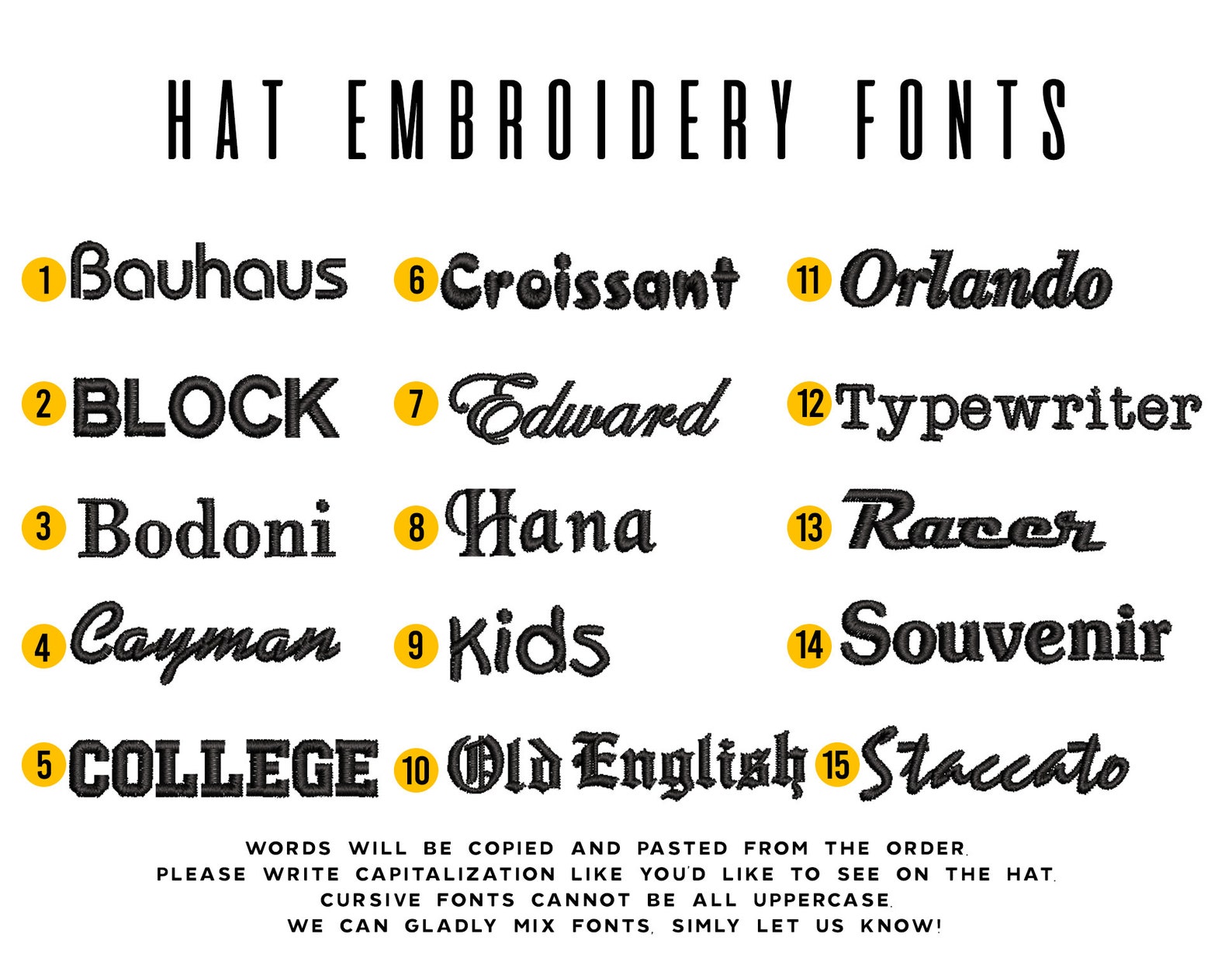 Custom Embroidered Hat Personalized Dad Cap Embroidery Etsy