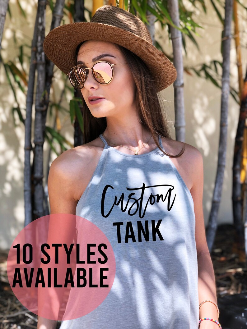 custom women tank
