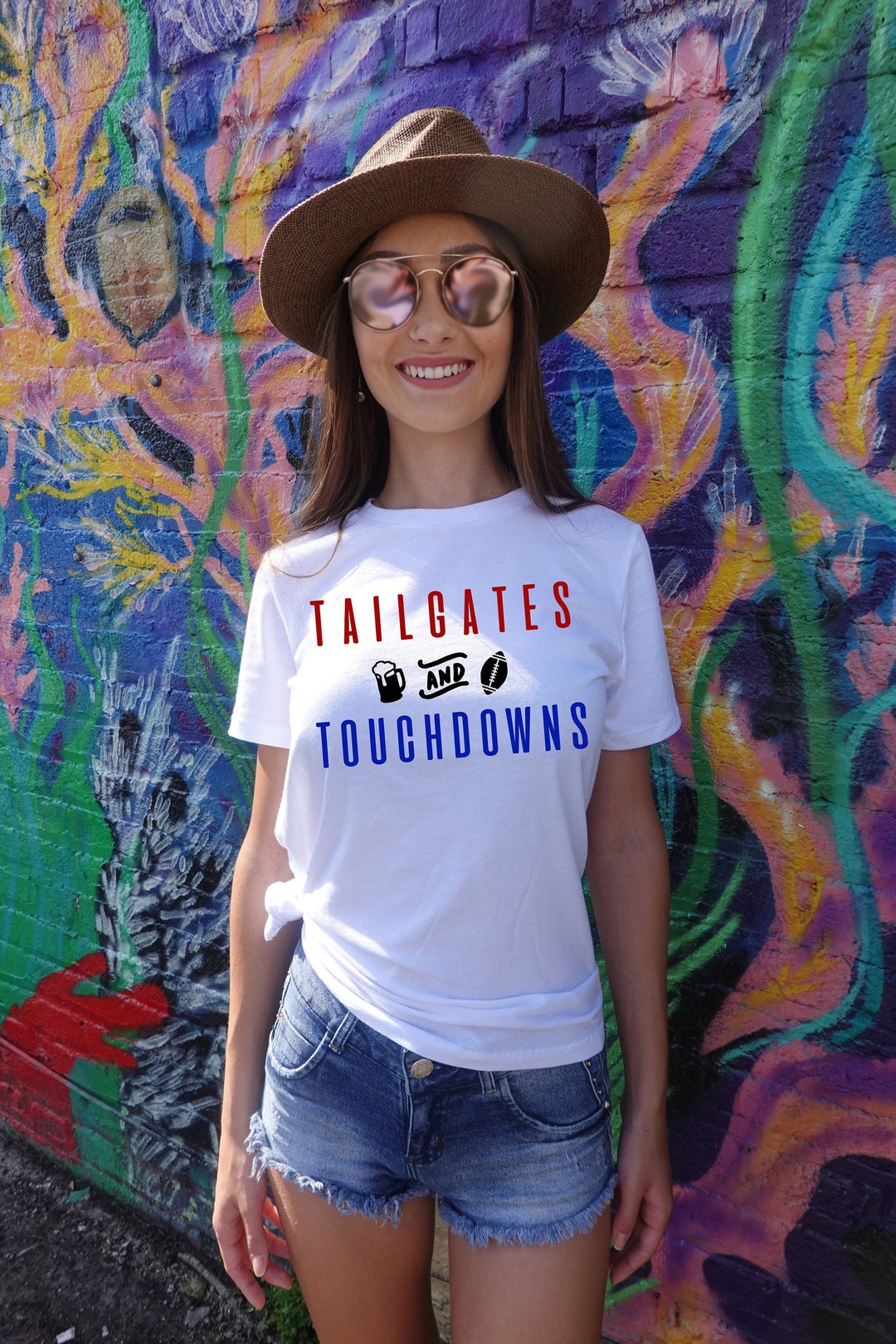 Tailgates and Touchdowns Football Shirt Women Football - Etsy