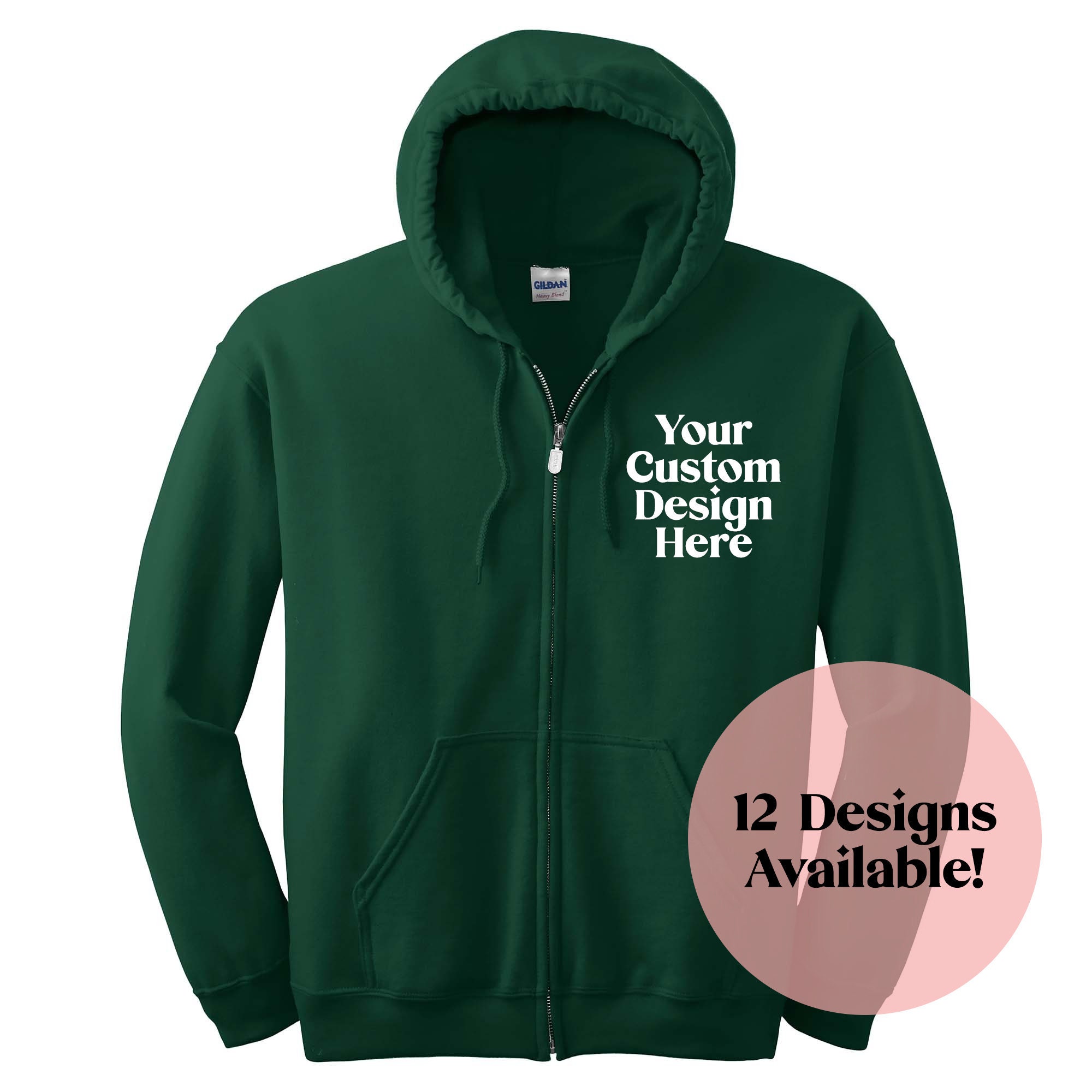 customizable zip up jackets