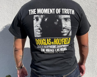 Evander Holyfield Riddick Bowe Vintage 1995 T-shirt (L) - Etsy