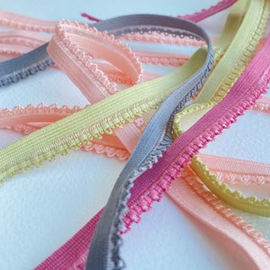 10mm Eco - 5 Meter Picot Spitzenborte - Oeko Tex zertifiziert Made in Green
