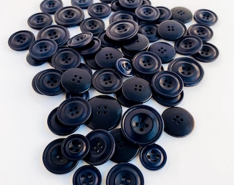 Botones de traje 'Oxford' de nuez de corozo de la Marina Sostenible