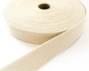 Correa de algodón sostenible de 40 mm de ancho