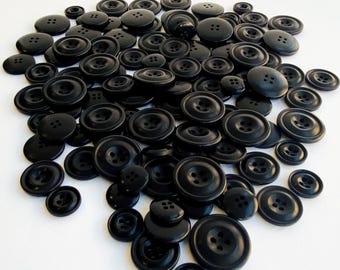 Botones de traje 'Oxford' de nuez de corozo negra sostenible