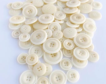 Sustainable Cream Corozo Nut &#39;Oxford&#39; Suit buttons
