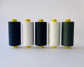 RECYCLED Gutermann all purpose Sewing thread on 1000m spools
