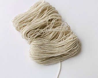 Elástico fruncido de algodón orgánico - 25 metros