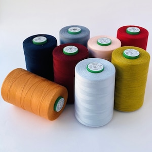 TENCEL Eco Sewing Thread: Sustainable Serger & Overlocking, 5000m