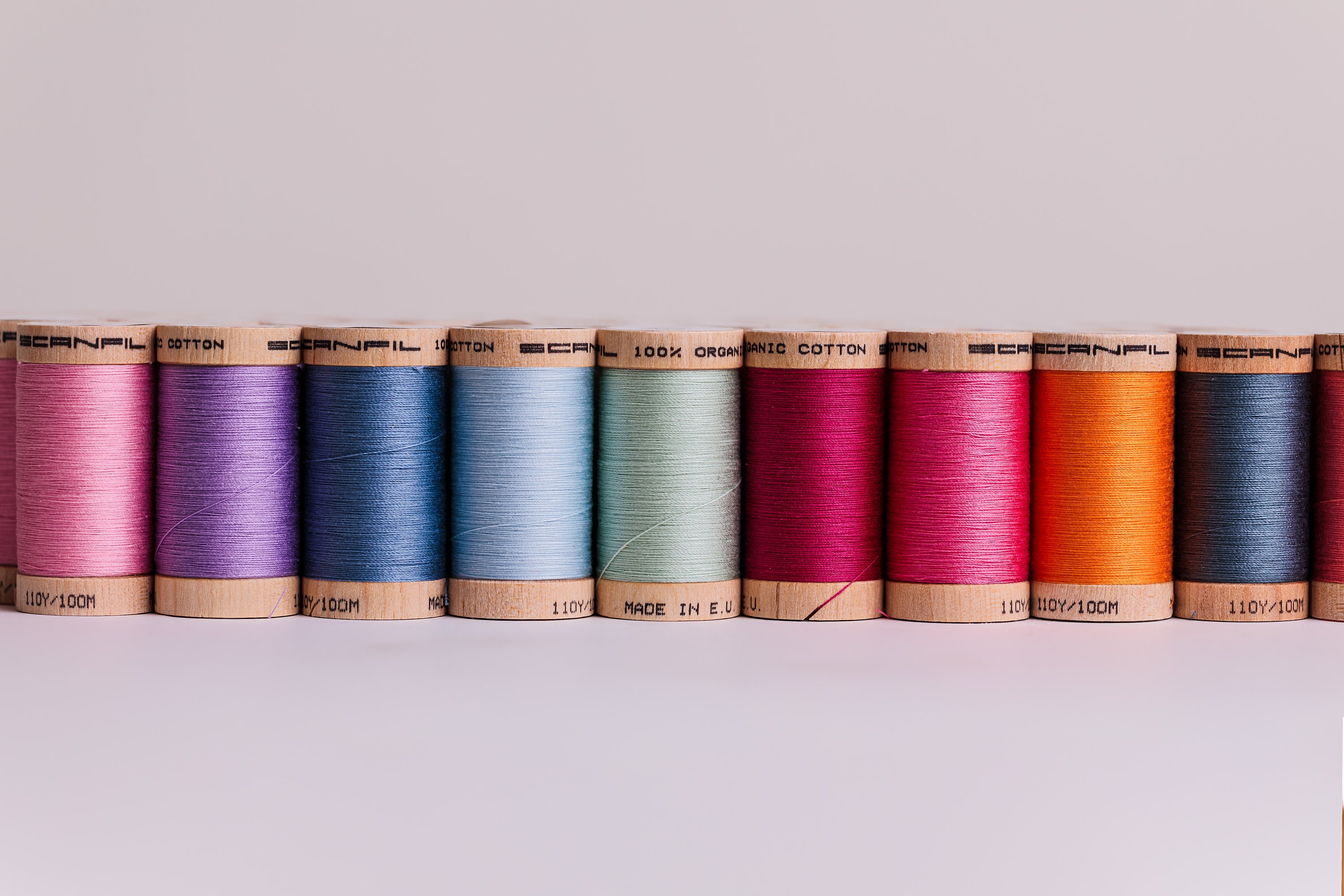 Organic Cotton Thread for Sewing, 100% Certified Organic, Sold by the  Spool