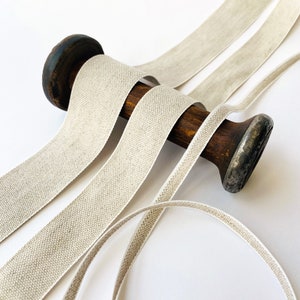 Natural Linen Ribbon -  UK