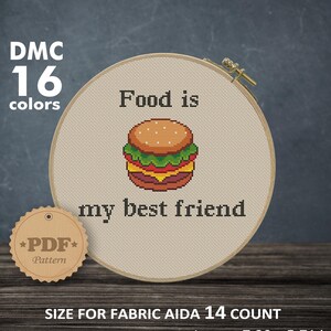 Food cross stitch PDF, Modern cross stitch pattern, Phrase cross stitch , Funny stitch, Kitchen cross stitch, funny quote pattern