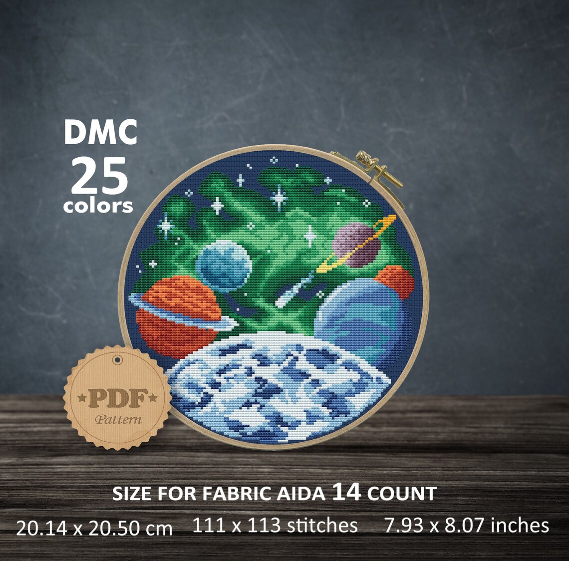 Space cross stitch pattern Galaxy cross stitch pattern PDF Etsy Astronomy bestworld astronaut