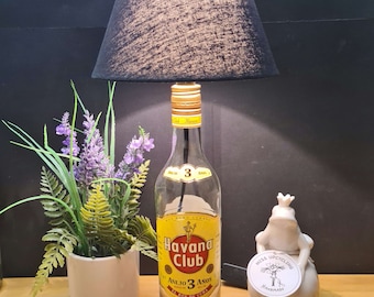 H A V A N A Club Anejo 3 Jahre - Flaschenlampe, Bottle Lamp 0,7 l - Upcycling Made in Germany