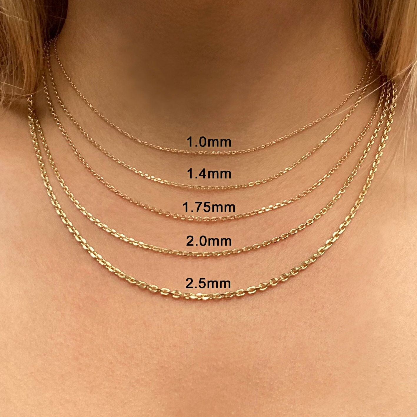 Stainless Steel 3.5x4.5mm Small Diamond Cut Cable Chain sold by the foot at   Chain0202sst