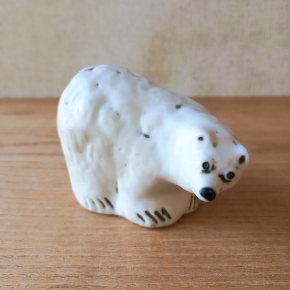 Pentik Finland Ceramic Polar Bear Henrik Allert - Etsy