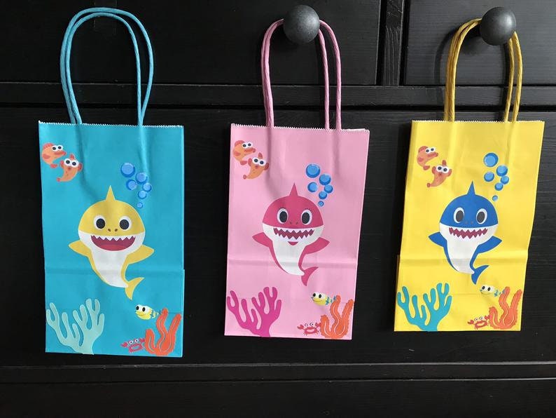 Baby Shark Favor Bags Not a Set Etsy