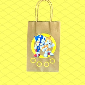 Sonic & Tails Favor Bags (SET OF 6)