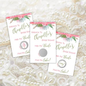 JEU DE DOUCHE Nuptiale, jeu à gratter, cartes à gratter, personnalisé, jeu de douche