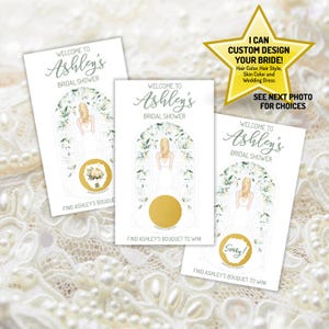JEU DE DOUCHE Nuptiale, jeu à gratter, cartes à gratter, personnalisé, jeu de douche