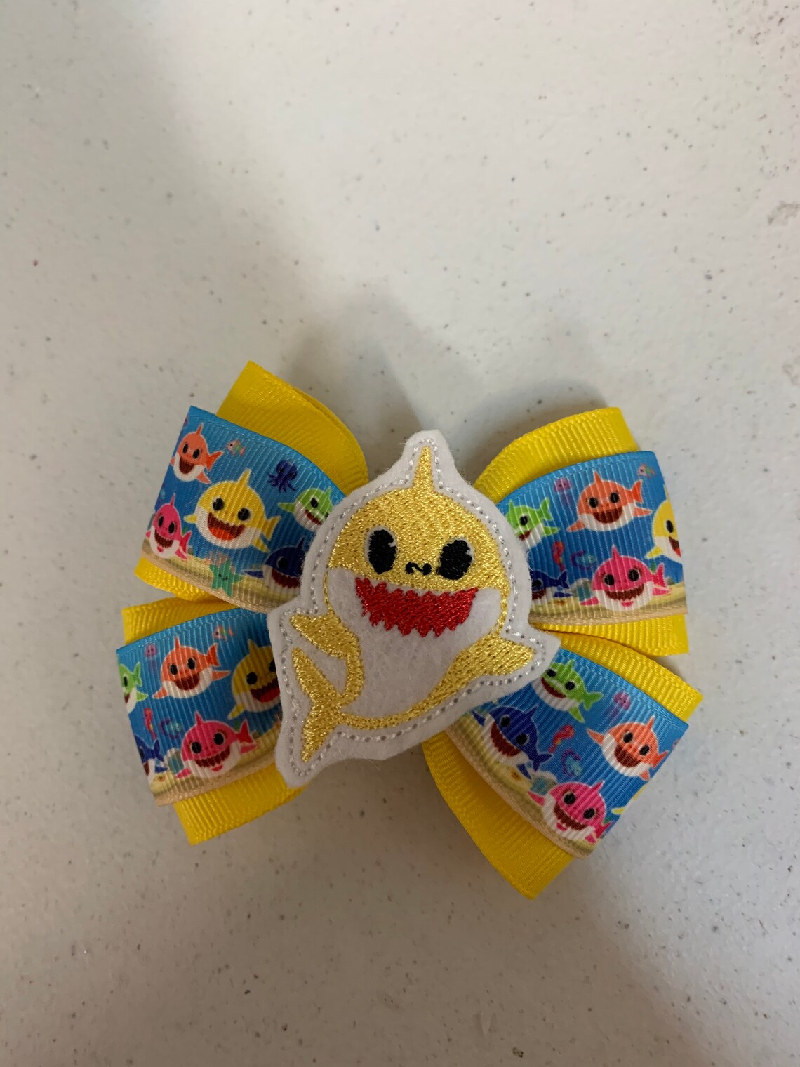 Baby Shark Bow - Etsy