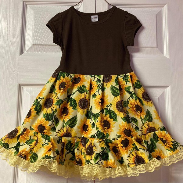 Sunflower Dress Etsy