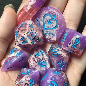 80s Barbie dice set
