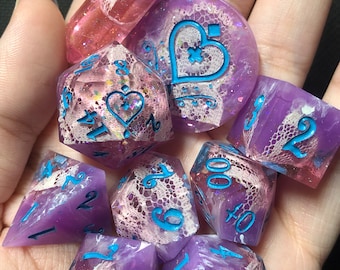 80s Barbie dice set