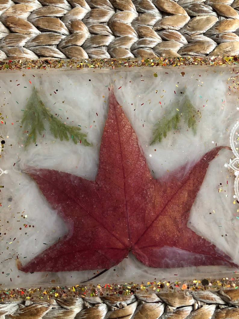 Fall Leaf Big Tray