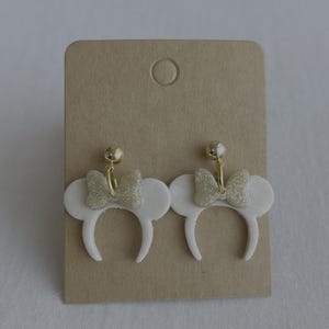 Orecchie di Topolino beige chiaro e oro