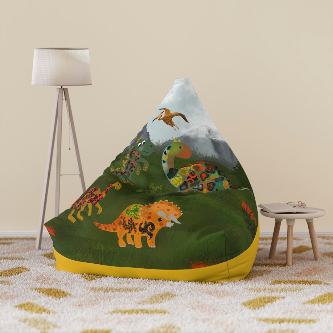 Cute Dinosaur Bean Bag Chair Cover for Kids Baby Boys Room Etsy