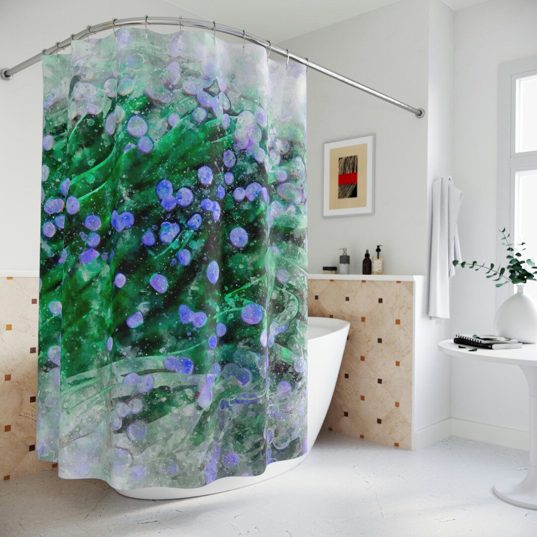 Saltwater Reef Aquarium Shower Curtain Home Decor Unique Etsy