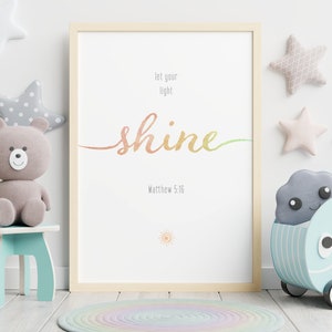 Nursery Quote Art, Soft Toned Print for Nursery, Gift for New Mom, Neutral Color Watercolor Keepsake, Instant Download, Quote for Baby