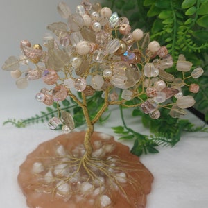 Medium crystal tree centerpiece decor