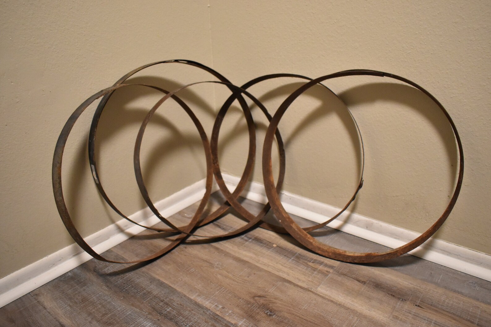 Fantastic Antique Barrel Rings set of Five Etsy