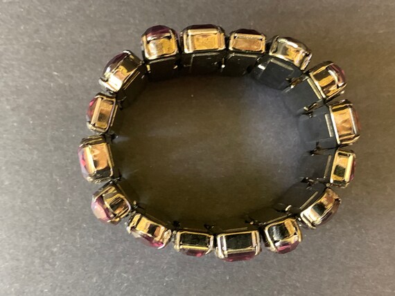 Vintage Art Deco Stretch Bracelet - image 2