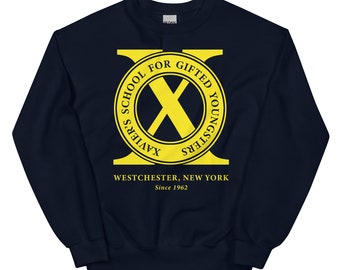 X-Men Cosplay Sweater | Classic Color Scheme | Xavier's School For Gifted Youngsters