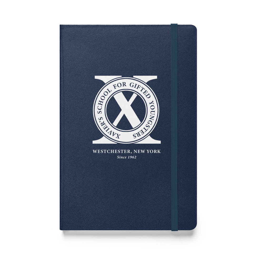 X File Notebook X-men Hardcover Bound Notebook | Xavier's School for Gifted Youngster ...