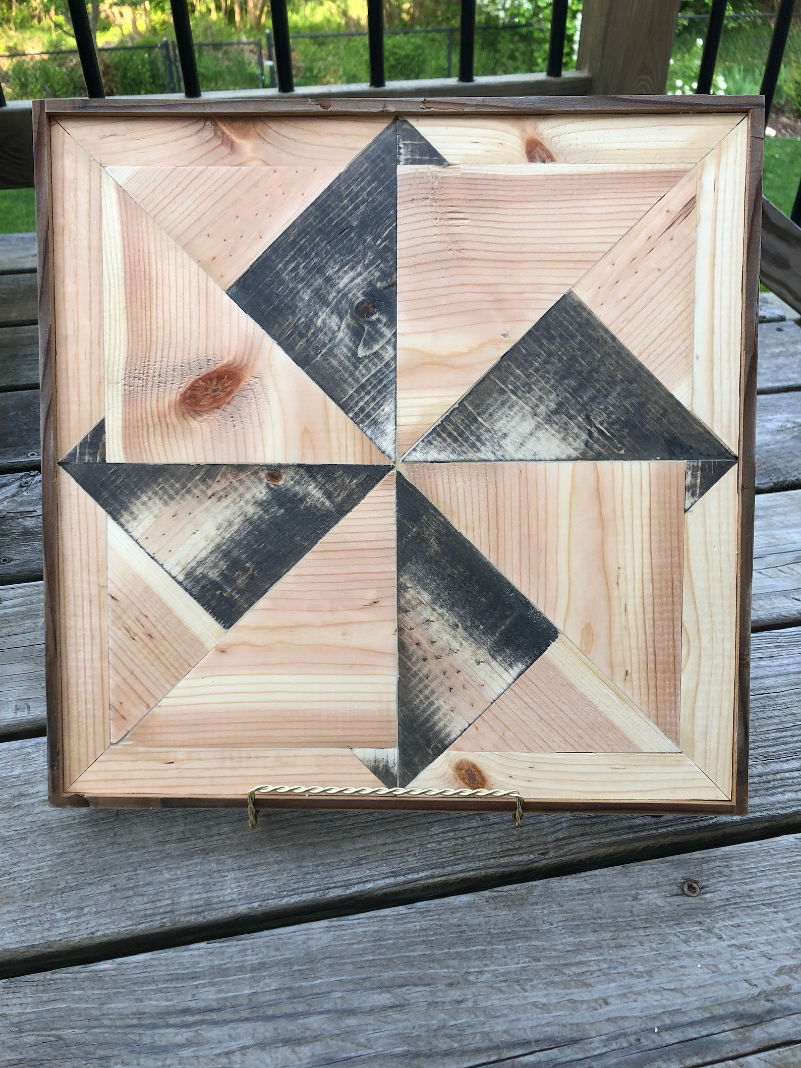 Wood Wall Art Quilt Block Etsy