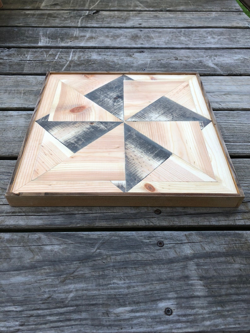 Wood Wall Art Quilt Block Etsy