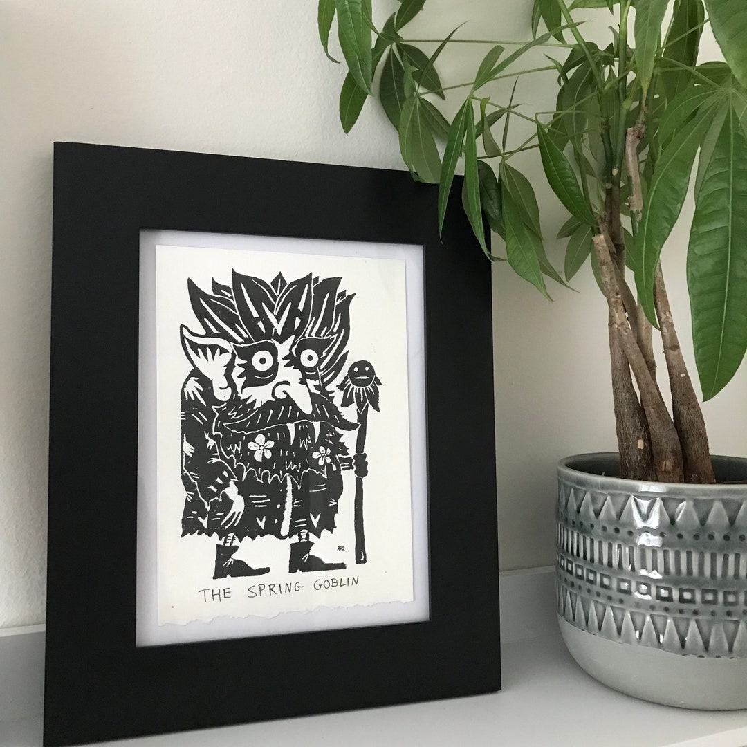 The Spring Goblin, Kitchen Art, Garden Art, Kitchen Decor, Garden Decor ...