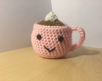 Crochet Mug Amigurumi, Pretend Play Food