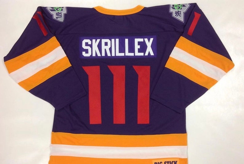 Hand-Stitched OwslaKing Skrillex LA Hockey Jersey.