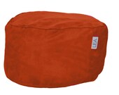 Sunset Orange Nuzzle Nest Ottoman