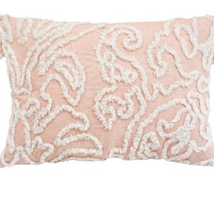 Woven Paisley Decorative Pillow