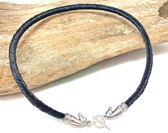 Horsehair Necklace with Silver Pewter Horses, Custom Horsehair Keepsakes, Horse Hair Jewelry